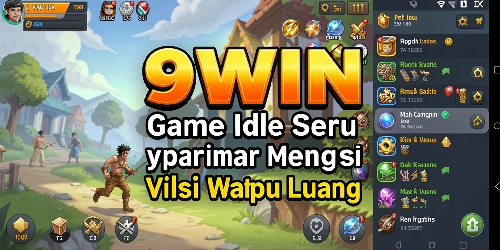 Screenshot 9WIN menampilkan pengalaman gameplay Idle yang menyenangkan.
