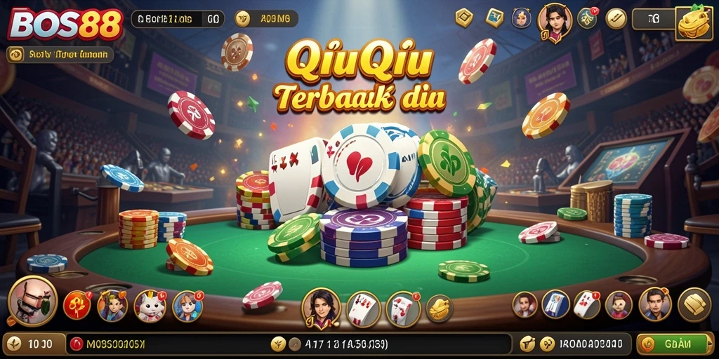 Gameplay seru QiuQiu di BOS88 dengan tampilan menarik.