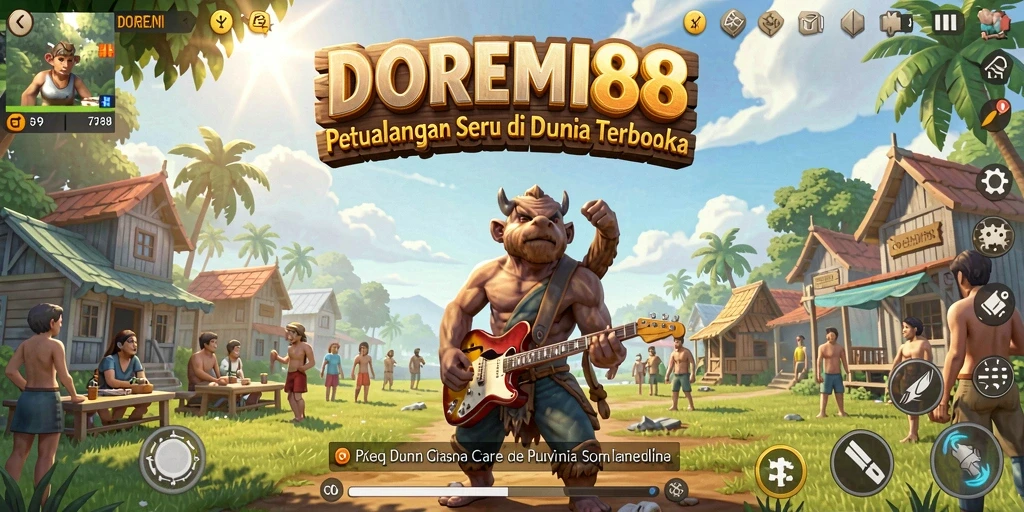 Gameplay DOREMI88 di dunia terbuka yang luas dan menakjubkan.