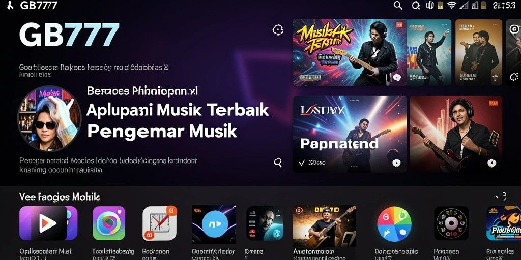 Tampilan gameplay seru dari GB777 saat bermain musik.
