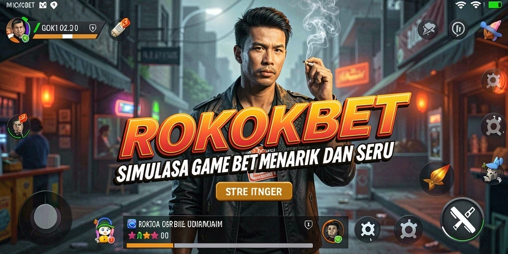 Tampilan gameplay menarik dan menantang di ROKOKBET.