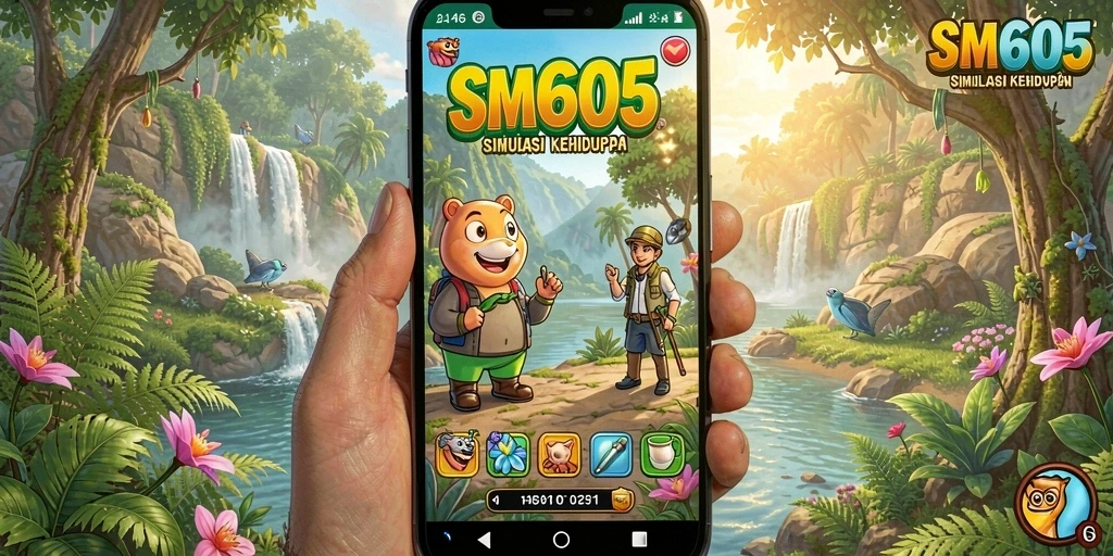 Tampilan screenshot SM605 yang menampilkan gameplay Simulation yang seru.