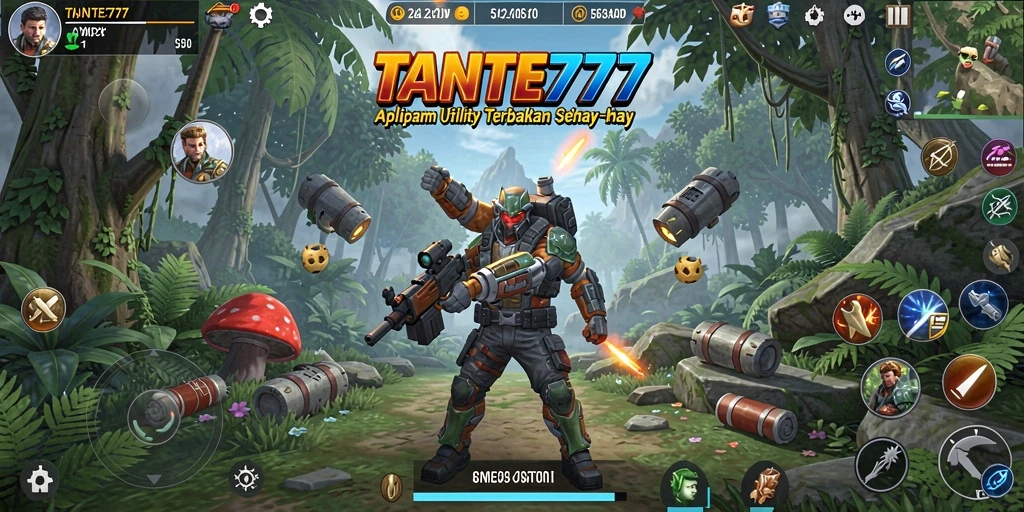 Tampilan antarmuka TANTE777 yang menarik dan mudah digunakan.