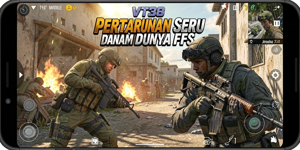 Gameplay VT38 menampilkan pertempuran intens dengan grafis menakjubkan.