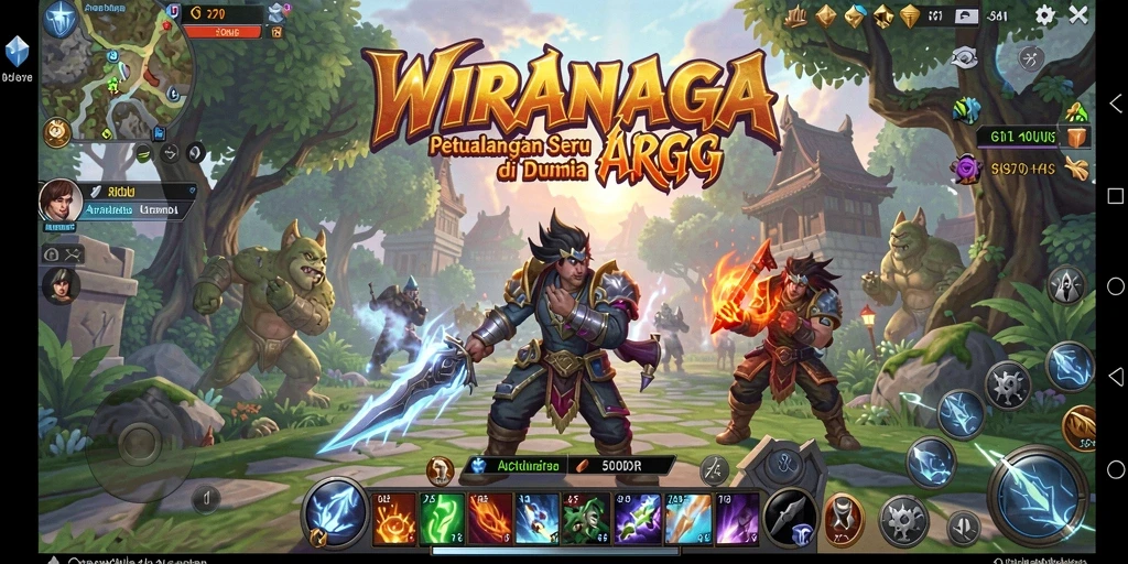 Gameplay menakjubkan di dunia fantasi WIRANAGA.